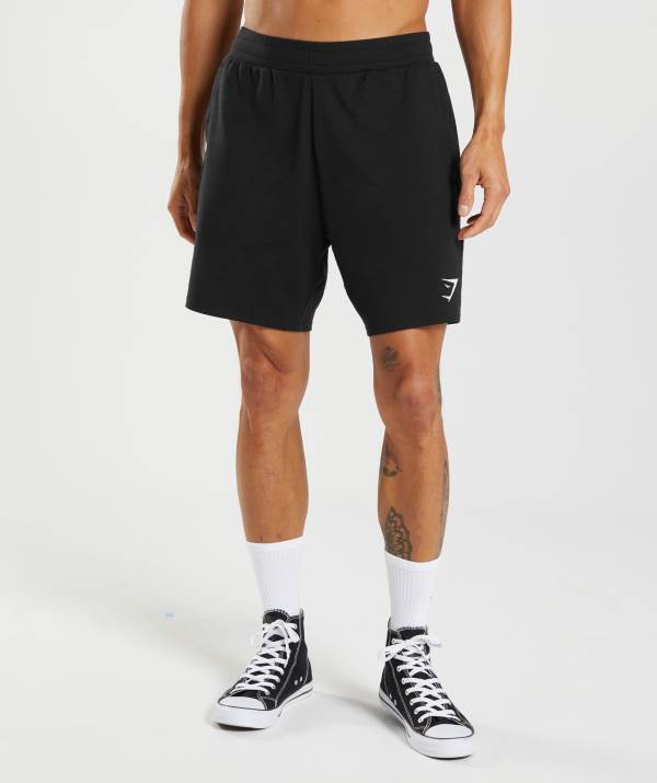 Panske Šortky Gymshark Critical 7" Čierne | RG4795013
